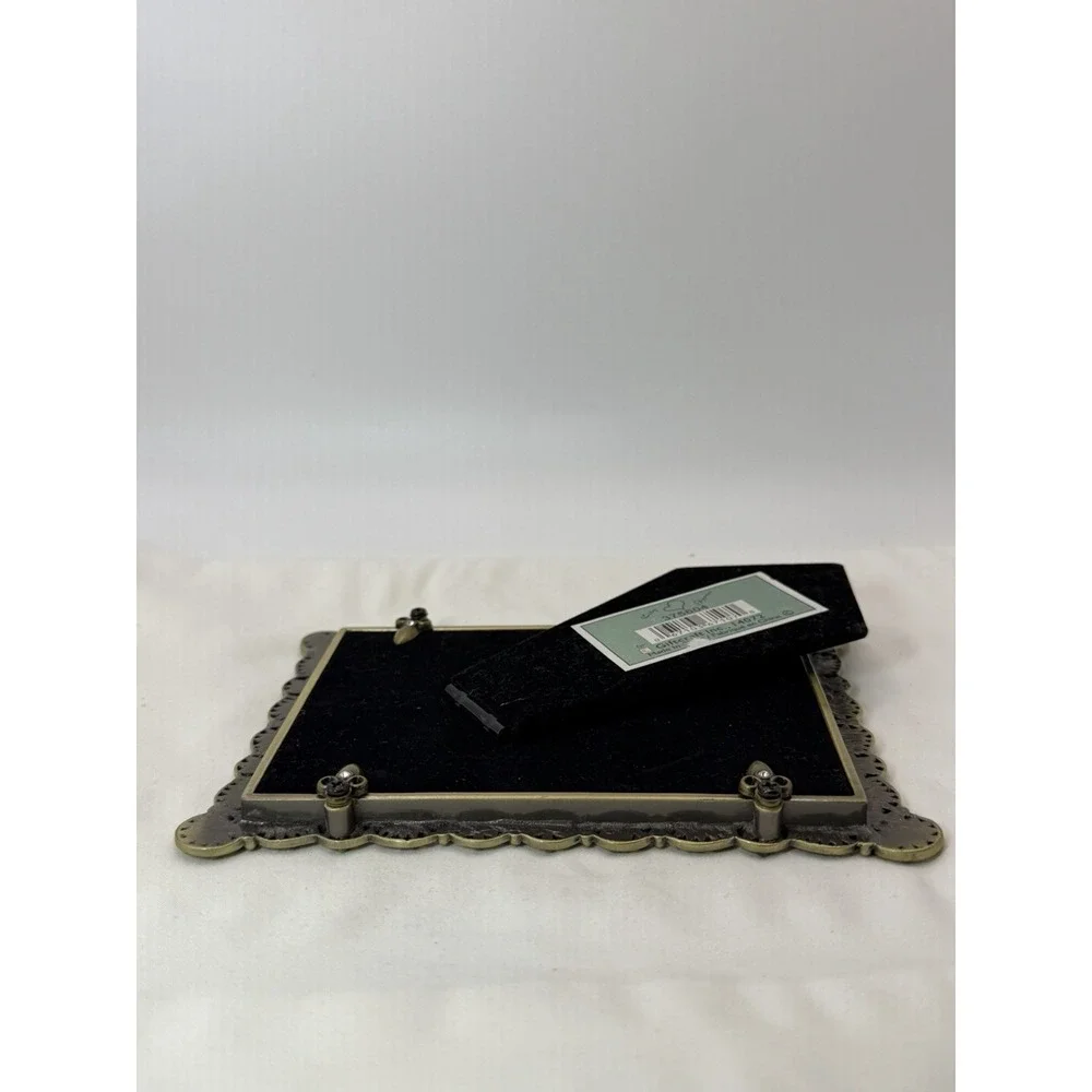 GiftCraft, Inc. Home Decor 3x5 Photo Frames Enamel Flowers w/ Rhinestones #14072
